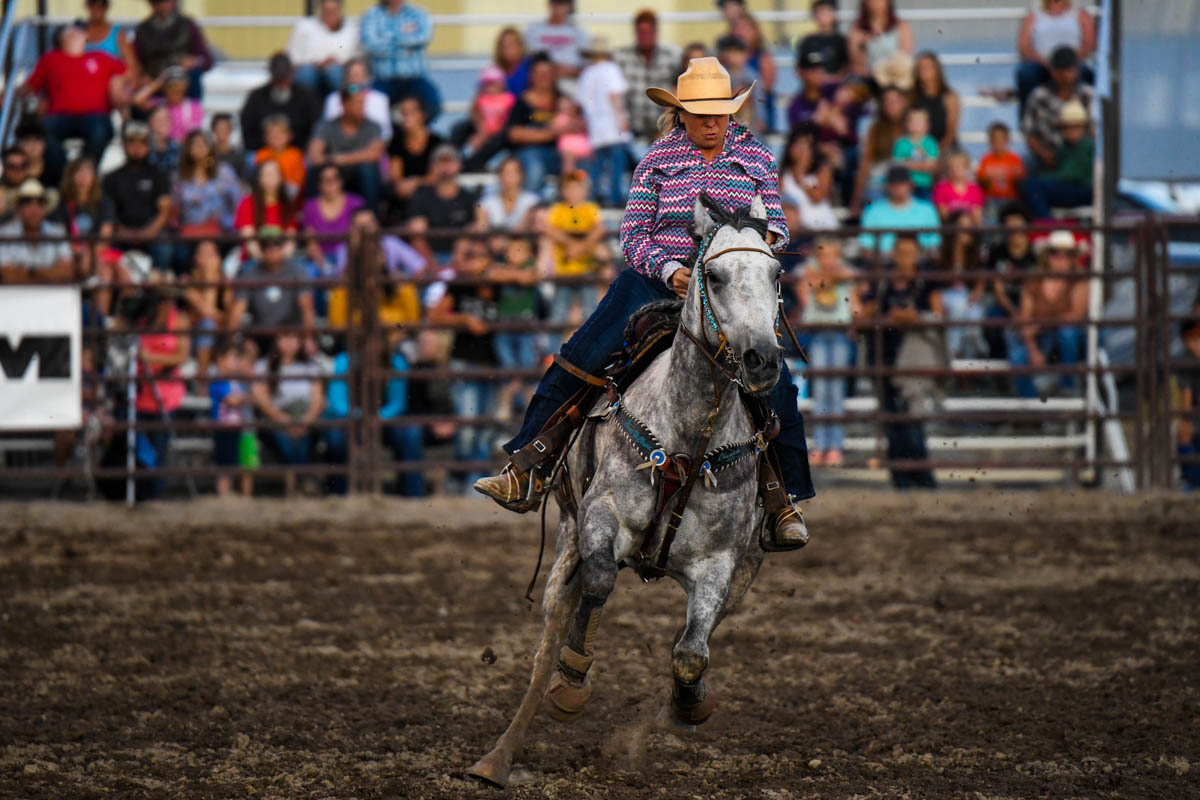 Montrose County Fairgrounds Outdoor Arena, barrel racer